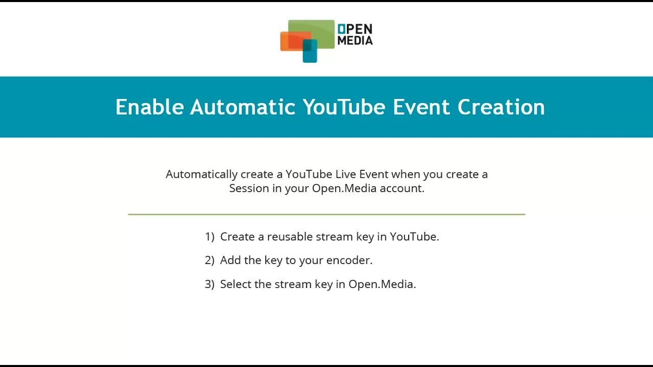 Enable Automatic Youtube Event Creation Youtube
