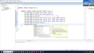 Java Programming 1 - Chapter 1 Exercises - Spring 2024