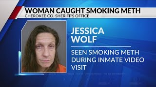 Woman arrested for smoking meth during video visit at Cherokee County Jail