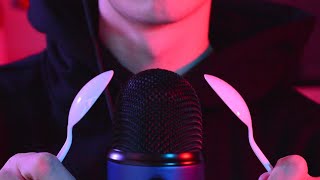 ASMR Spoons on the Mic for 2 HOURS | NO TALKING