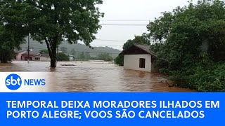 🔴 SBT News na TV: Chuva provoca estragos e cancela voos no RS; Governo reconhece emergência no Rio