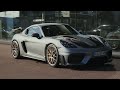 【4k】porsche 718 gt4 rs