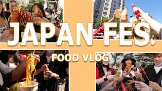 CDC GOES TO JAPAN FES. NYC 2021 | japanese festival food vlog