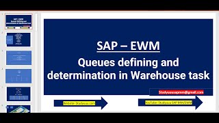 SAP EWM- Queue determination full process overview in warehouse task