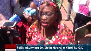 Poliisi ekunyizza Dr.Stella Nyanzi e Kibuli ku CID