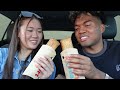 We Tried JOLLIBEE in AMERICA for the First Time! ENTIRE MENU MUKBANG