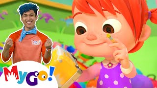 The Car Color Song | MyGo! Sign Language For Kids | CoComelon | MyGo! Sign Language For Kids | ASL