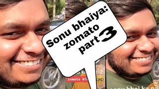 Sonu bhaiya: Zomato deliver boy viral video meme-TikTok Sonu Zomato part 3 viral  AR news