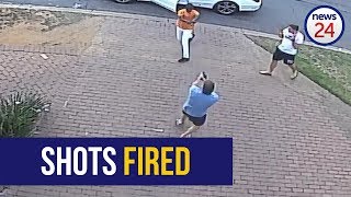 WATCH | Shootout outside Lonehill home in Johannesburg, no injuries reported