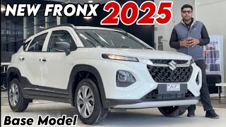 2024 New FRONX Updated Base  Sigma Model || Maruti Suzuki Fronx 2025 White Colour Review