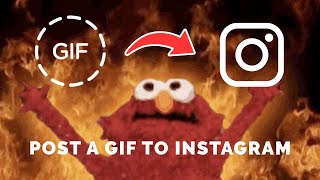 How to Post a GIF to Instagram - Instagram a GIF (Works in 2022)