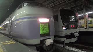 【フルHD】E257系　特急あずさ/かいじ　到着/発車/通過 ※ミュージックホーンあり