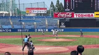 2021年6月9日 国際武道大学 佐藤暖起選手 ヒット