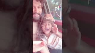 నాన్న వద్దే😂 CUTE🥰 #AlluArjun FUN With His Daughter #AlluArha #pushpa2 #shorts | CMTV