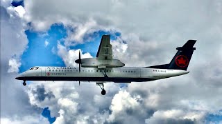 De Havilland Dash 8-400 Landing Toronto Pearson