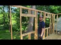 how to frame an entire shed barn style loft shed build part 4