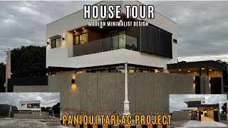 HOUSE TOUR Modern Minimalist Design (GREEN MEADOWS SUBDIVISION) PANIQUI TARLAC PROJECT