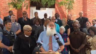 NAACP and pastors denounce violence after shooting targeting police