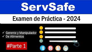 Examen de Práctica de ServSafe 2024 de Gerente y Manipulador de Alimentos Ep  2 Parte 1