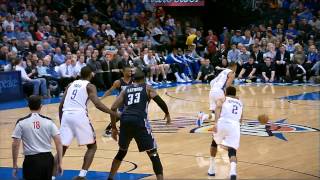 Westbrook caught between a dunk & layup