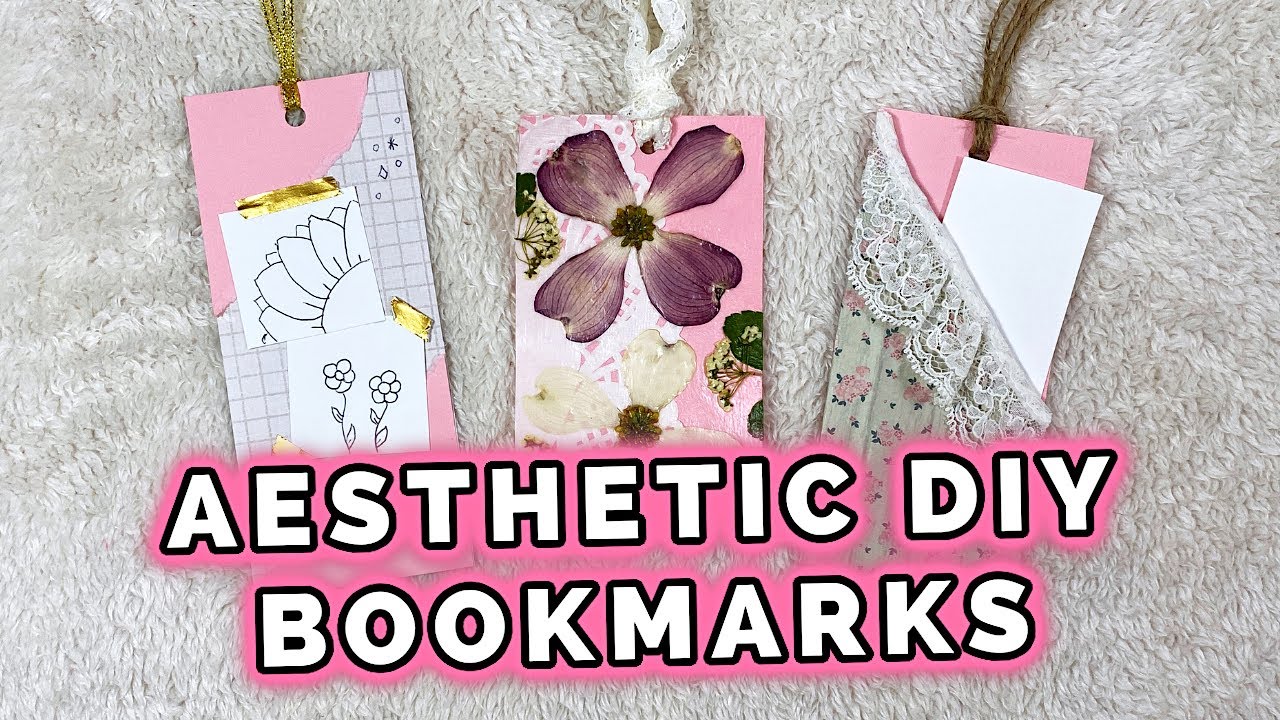 3 Easy Aesthetic Diy Bookmark Ideas You Need To Try Youtube