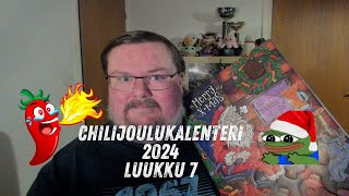 Chilifactory Joulukalenteri 2024 Luukku 7 🔥EKA TULINEN??🔥