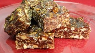 Homemade Eat-More Candy Bars  (Chewy Chocolate Peanut Toffee Bars )