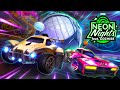 *NEW* Neon Nights Event!! (GOLDEN MOONS ARE BACK AND FREE ITEMS!) - Rocket League Update