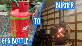 How I Made A Wood Burner From A Gas Bottle