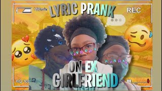 FRANKDAGOAT “4EVA” LYRIC PRANK ON EX GIRLFRIEND 😳