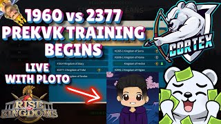 1960 vs 2377 MEGA Imperium KvK Training Begins Live in Rise of Kingdoms w/ @PlotoGaming