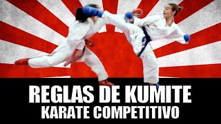 Reglas de Karate Kumite Competitivo - Sistema de puntuación de Kumite #karate #karatedo #shotokan