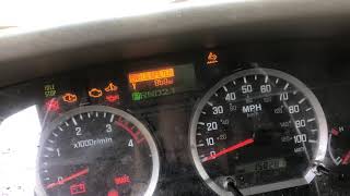 Isuzu NPR oil service light reset