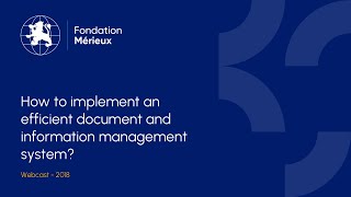 How to implement an efficient document and information management system?