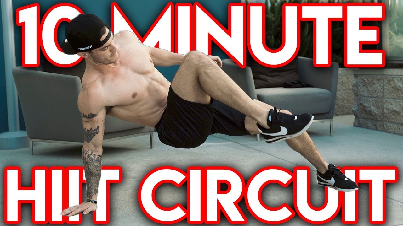 10 Minute HIIT Workout (Follow Along!) | V SHRED - YouTube