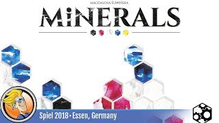 Minerals — game overview at SPIEL '18