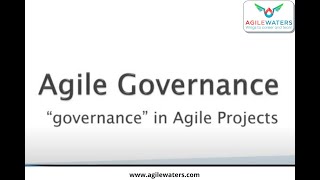 “Why” Agile Governance