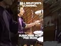 Bill Bruford playing Willowcrest (a tribute to Buddy Rich) #Shorts