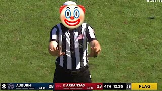 BLOWN CALLS: Arkansas vs. Auburn | SEC Referees are Incompetent