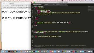 Javascript Tutorial For Beginners #40 On Mouse Over Events in Javascript