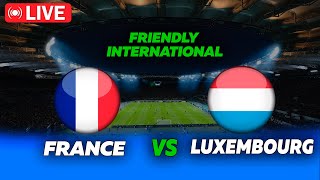 🔴 LIVE | FRANCE vs LUXEMBOURG | Friendly International match today | Game play PES 21