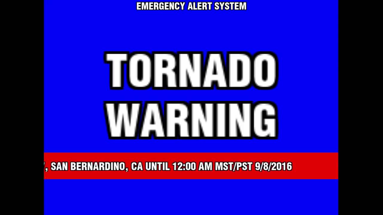 **VALID TONES** EAS Mock - Tornado Warning - YouTube