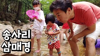 진관사계곡 송사리 잡기 🐟 여름에 아이와가볼만한곳은 역시 계곡이죠🏞