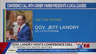 Fox 14 Your Morning News: Governor Jeff Landry conference call