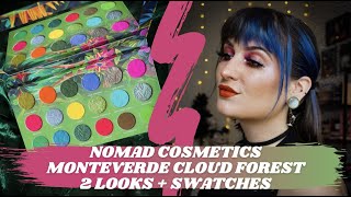 Nomad Cosmetics Monteverde Cloud Forest | 2 Looks + Swatches