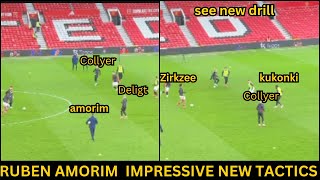 Ruben Amorim BROUGHT New Attacking \u0026 Defending TACTICS ahead of Tottenham, look zirkzee Skills