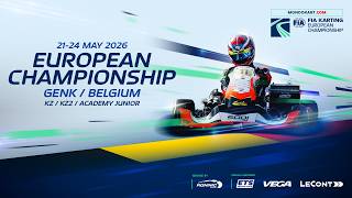 FIA Karting European Championship 2026 KZ, KZ2 & Academy Junior - Race 1 Genk / Belgium (Sunday)