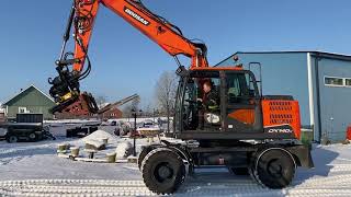 Köp Grävmaskin Doosan DX 140W-5 med tillbehör på Klaravik