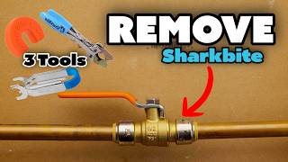 How To Remove Sharkbite Fittings Easy Simple 3 Tools