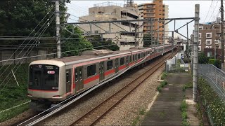 【とうきゅうせん、ふくとしんせん】東急東横線 5050系、東京メトロ副都心線 7000系@学芸大学〜都立大学